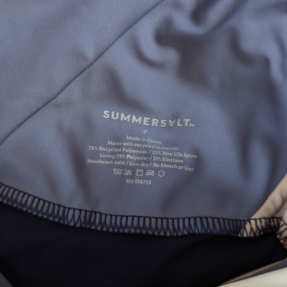 Summersalt The Sidestroke womens size 2 one piece swimsuit - Picture 4 of 5